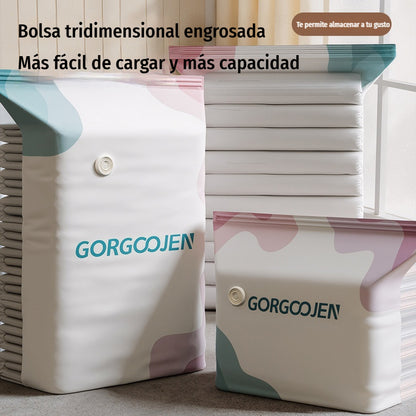 🧳 5 artículos por 27 euros 💨 Bolsa de almacenamiento al vacío grande y compresible: no requiere bomba, es a prueba de fugas e ideal para ahorrar espacio en maletas y en casa ✈️