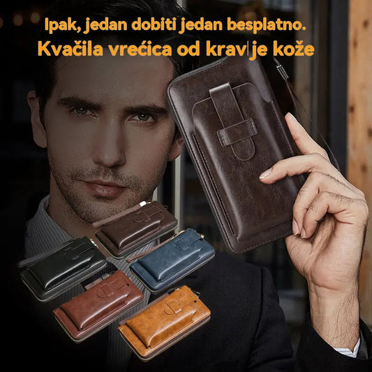 💼【Kupite 1, dobijte 1 gratis】Novi ručno izrađeni višenamjenski muški novčanik od prave kože