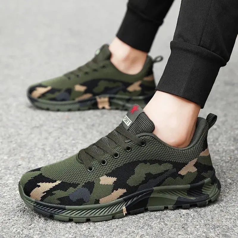 🥾【36-44】Zapatillas de camuflaje nuevas, ideales para senderismo y entrenamiento al aire libre.