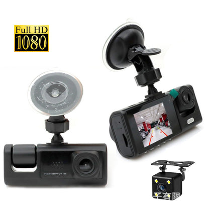 Grabación de coche HD 1080p con cámara de visión trasera