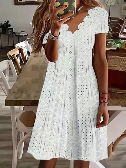 💋【🏆Legnépszerűbb】Plus Size női lezser, középhosszú, egyszerű ruha ✅️Utánvétes fizetés elérhető