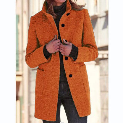🍁🔥Ofertas exclusivas de Black Friday🔥【S-5XL】Elegante abrigo de lana estilo retro