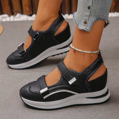 Zapatos casuales para mujer con suela gruesa, transpirables y cómodos – Estilo deportivo-elegante, tallas 35-44