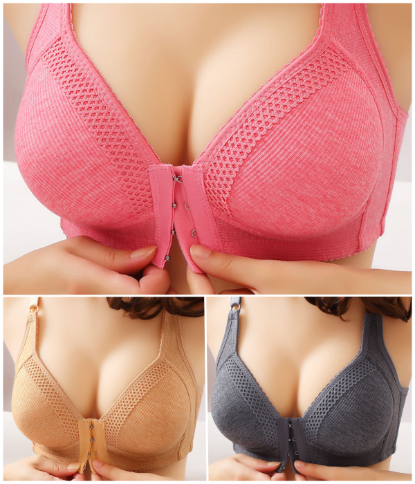 【M-3XL】【40-90KG】Sujetador push-up de alta calidad, sin costuras, moderno y sexy, previene la flacidez【Paquete de 3】