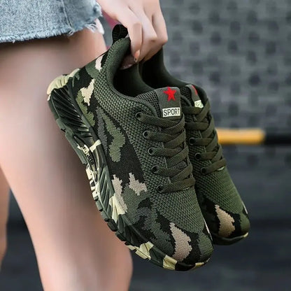 🥾【36-44】Zapatillas de camuflaje nuevas, ideales para senderismo y entrenamiento al aire libre.