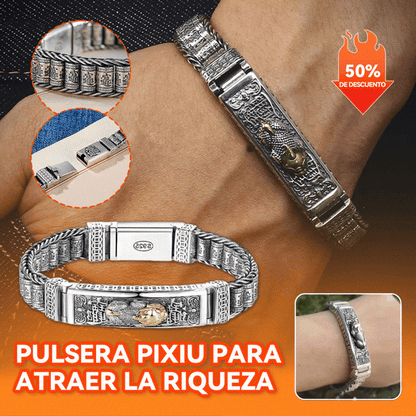 🏆😍【Más vendido】2026 nueva pulsera de la fortuna Pixiu hecha a mano de Plata de Ley 925