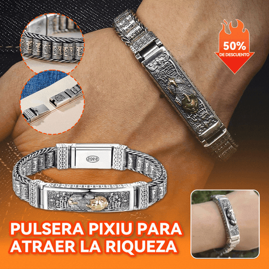 🏆😍【Más vendido】2026 nueva pulsera de la fortuna Pixiu hecha a mano de Plata de Ley 925