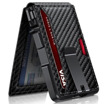 🔒 Cartera Inteligente Pop-Up con RFID – Acceso Rápido y Estilo Premium