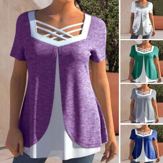 ❤️【S-5XL】Camiseta estampada de talla grande para el verano de 2026