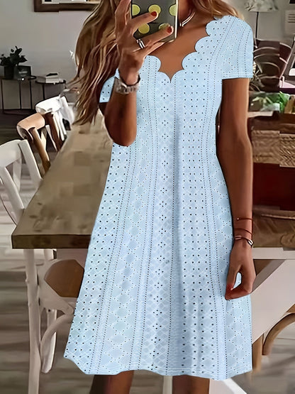 💋【🏆Legnépszerűbb】Plus Size női lezser, középhosszú, egyszerű ruha ✅️Utánvétes fizetés elérhető
