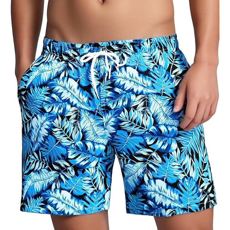 🌴【S-3XL】Pantalones cortos de playa estampados de secado rápido para hombre