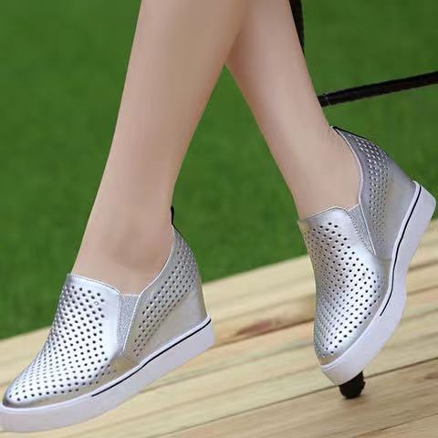 🔥【33 euros por par】【34-41】🔥 Zapatos casuales de verano con plataforma para mujer en piel suave