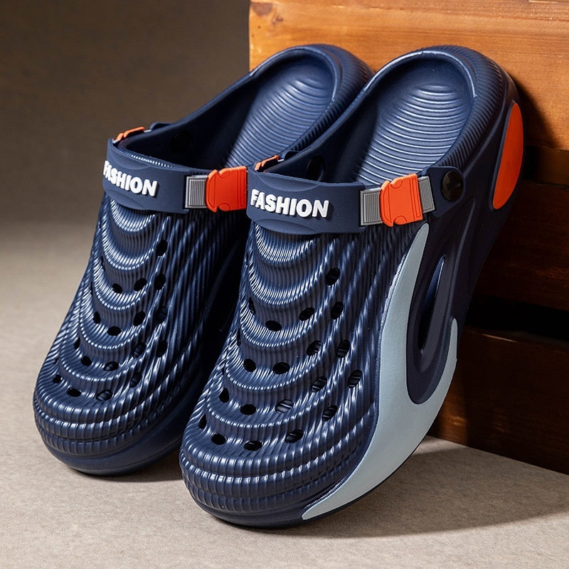 👟 50% de descuento 🌬️ Sandalias universales para hombre con suela gruesa de EVA: antideslizantes, superligeras y transpirables, ideales para la playa, el deporte y el uso diario 🏃‍♂️