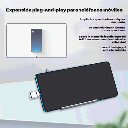 Unidad flash USB de doble interfaz mejorada · USB 3.0 · 64 GB–2 TB