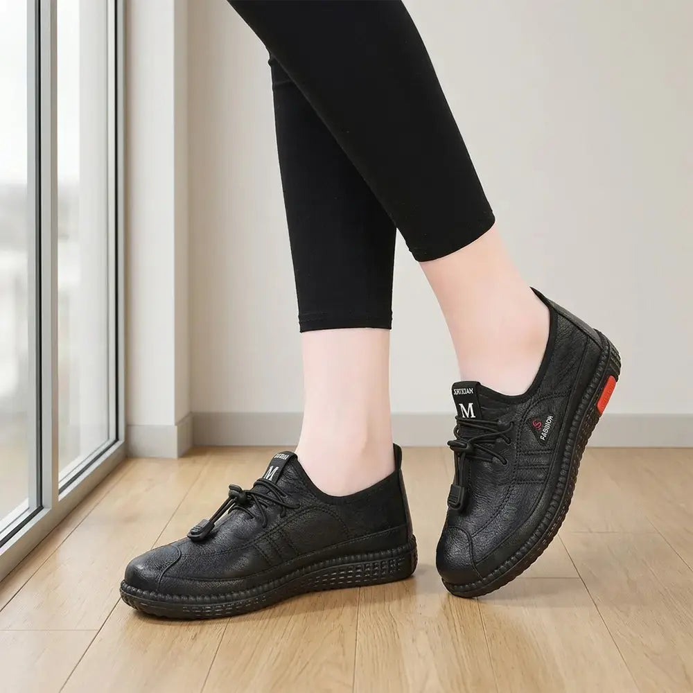 👟【35-41】Zapatos casuales impermeables para mujer con suela blanda, adecuados para personas mayores.