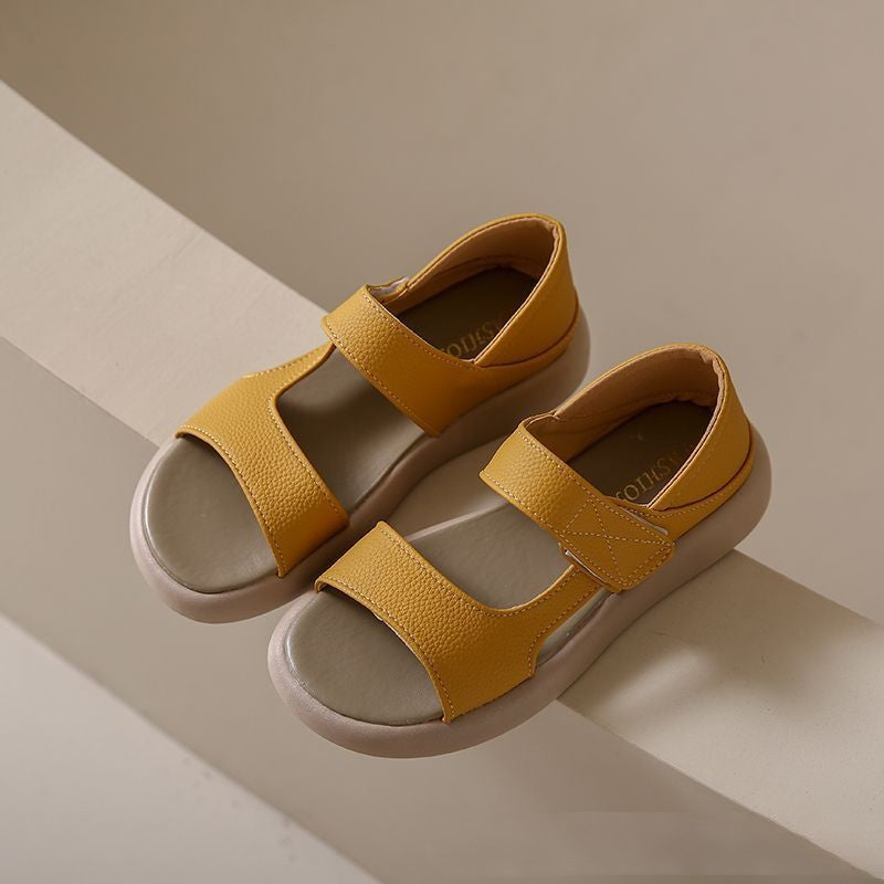 🔥【Precio súper bajo】🔥【Tallas 35-43】👡Sandalias retro de verano 2026, hechas de cuero suave y una suela flexible.
