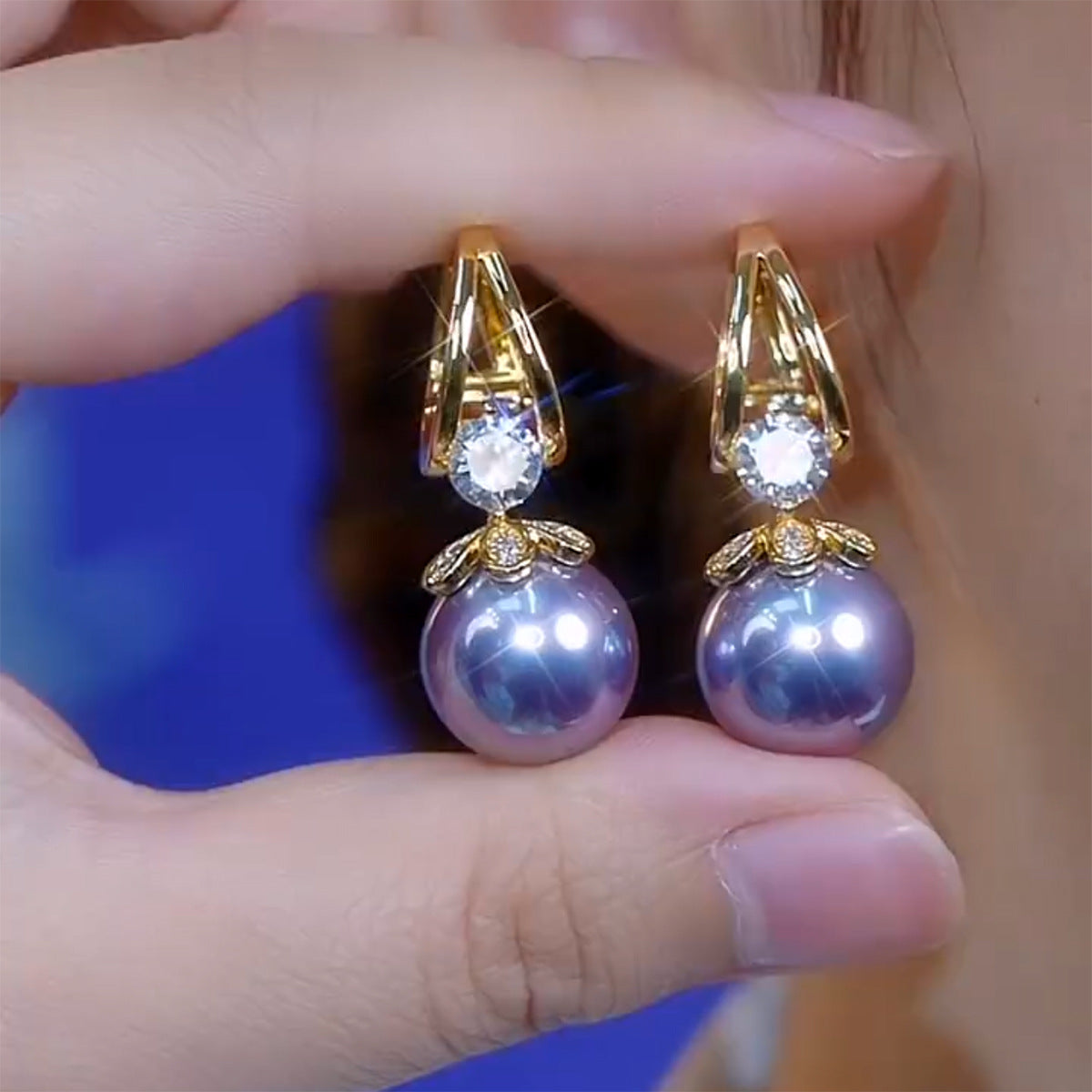 39%OFF💋 Pendientes de plata con perlas de lujo francés de nuevo estilo 2026