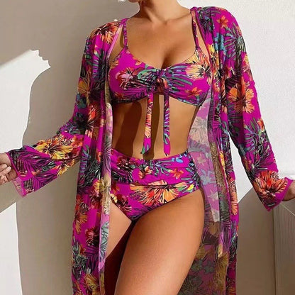 👙☀️【S-2XL】【Třídílná sada】Nová třídílná sada plavek z roku 2026