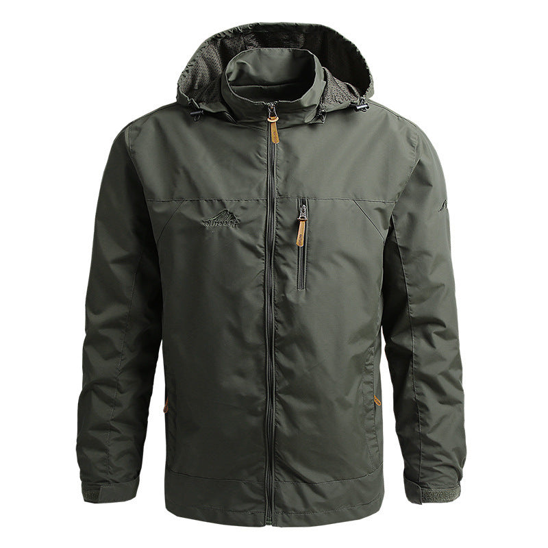 🛡️【M-5XL】🧥 Pánská outdoorová bunda s kapucí, volný střih, časově omezená nabídka