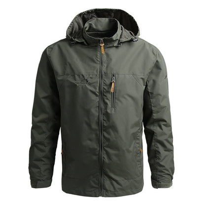 🛡️【M-5XL】🧥 Pánská outdoorová bunda s kapucí, volný střih, časově omezená nabídka