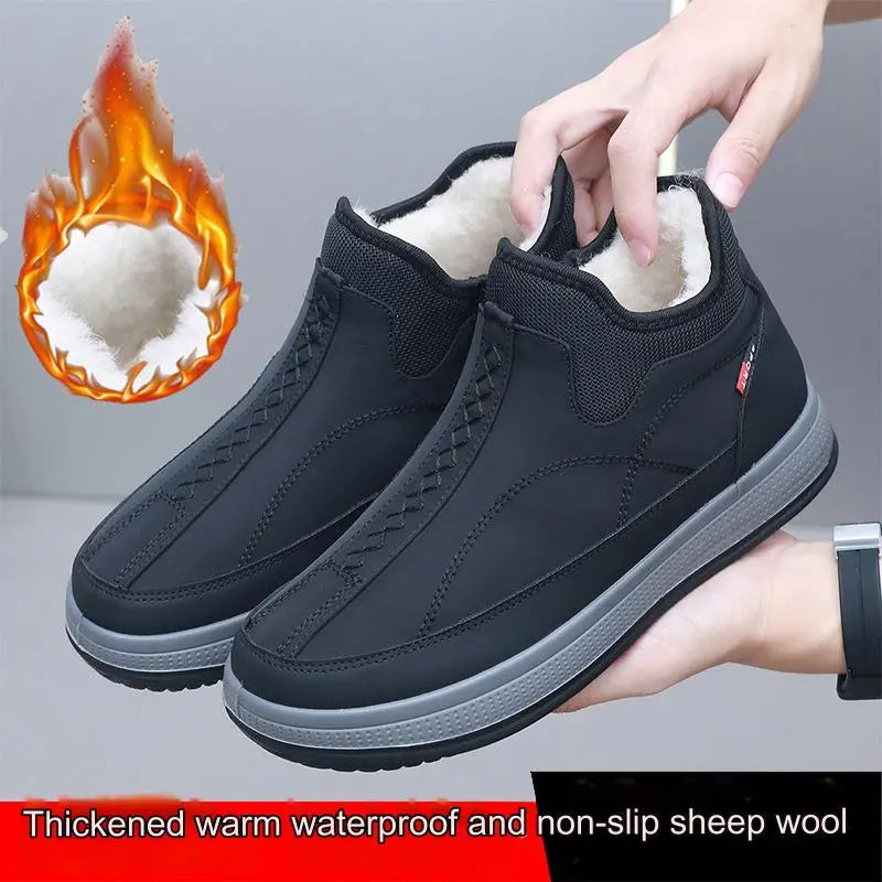 🔥【Tallas 38–45】Nuevas botas de nieve para el invierno con forro de felpa: cálidas, cómodas y antideslizantes; la opción ideal para el clima frío.