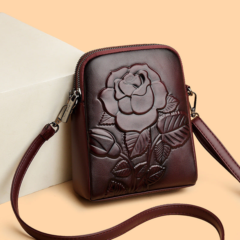 👜Nuevo bolso bandolera/de hombro de piel suave de doble capa