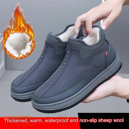 🔥【Tallas 38–45】Nuevas botas de nieve para el invierno con forro de felpa: cálidas, cómodas y antideslizantes; la opción ideal para el clima frío.