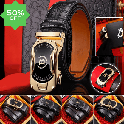 🔥【30%OFF】Nuevo cinturón de hombre de cuero genuino con hebilla automática