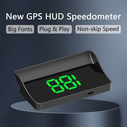 【Navegación GPS Swiss Military con alerta para evitar multas】Nuevo velocímetro y tacómetro GPS con pantalla HUD