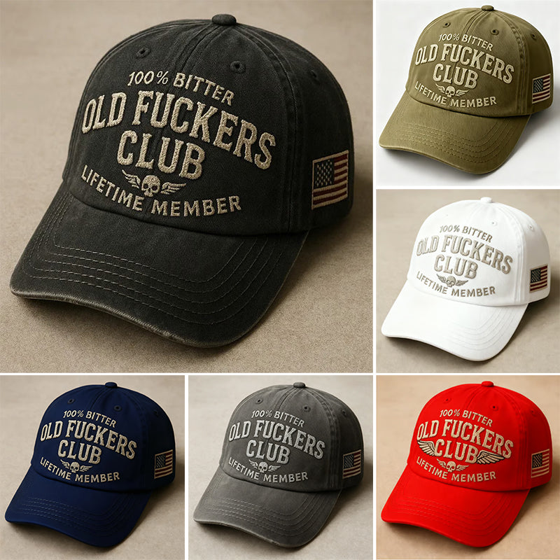 🔥【50% de descuento】🔥 Gorra de béisbol vintage de algodón