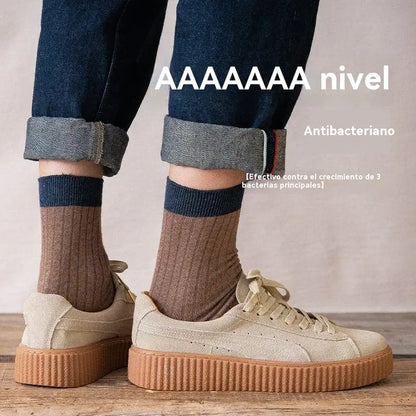 🧦【Compre 5 y obtenga 5 gratis】10 pares 29 euros😍 Calcetines desodorantes cálidos absorbentes del sudor para hombre