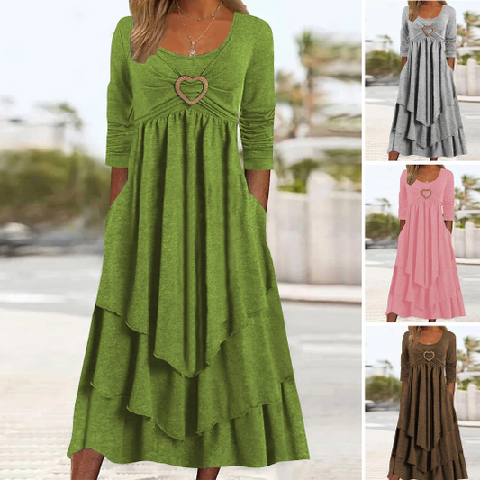 👗 50% de descuento 🔥 [40–100 kg] Nuevo vestido sencillo de algodón y lino (2026) — Tejido cómodo y transpirable ✅️ Pago contra entrega ✅️ 70% de descuento en 2 artículos