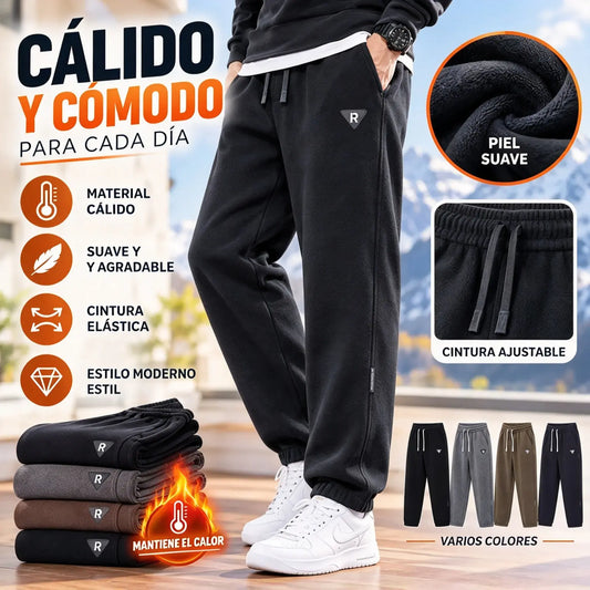 🔥【M-5XL】👖Nuevos pantalones de invierno para hombre: pana gruesa con forro de terciopelo; pantalones cálidos y casuales.