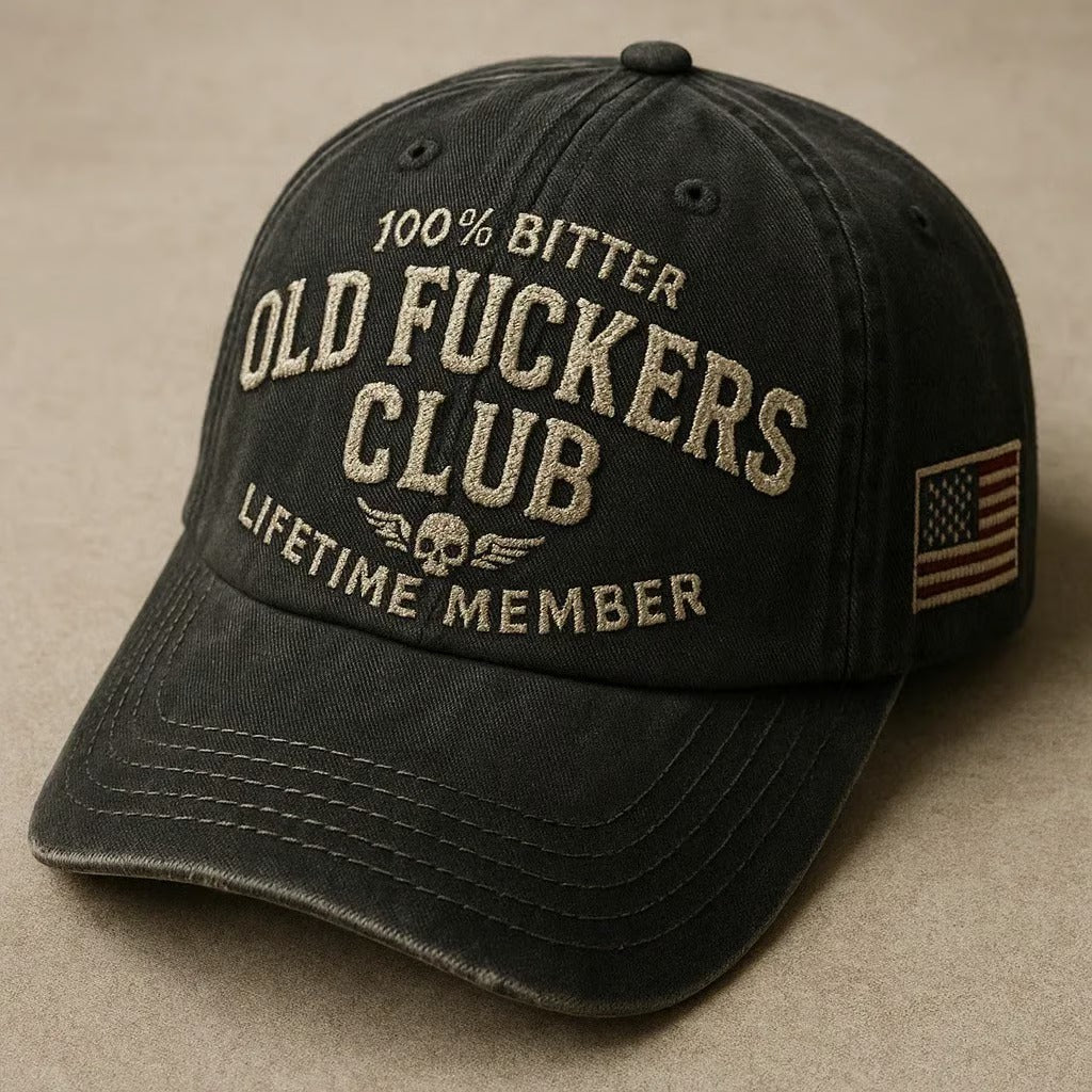 🔥【50% de descuento】🔥 Gorra de béisbol vintage de algodón