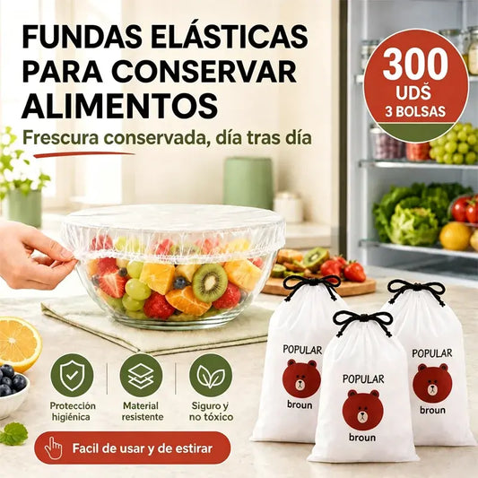 🍽️Funda de plástico antibacteriana extragrande y gruesa apta para uso alimentario
