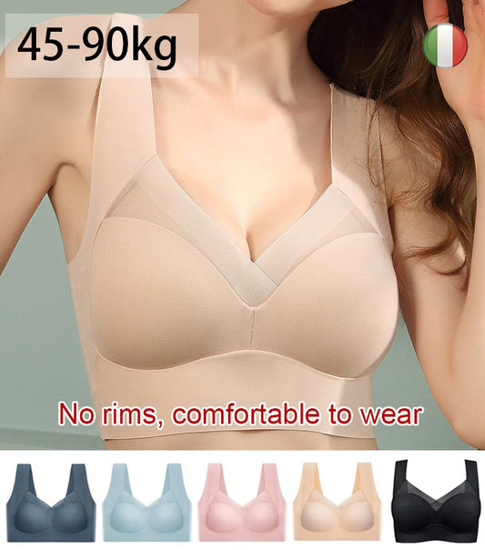 😍【Paquete de 3】Sujetador moldeador transpirable sin aros y sin costuras de tallas grandes🔥【40-110 kg】