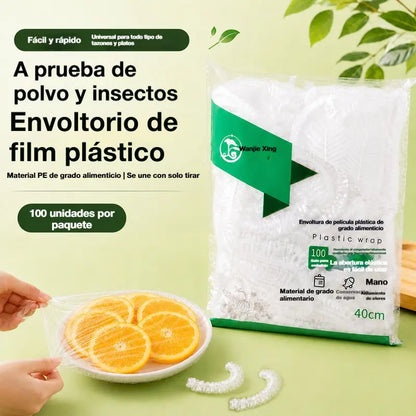 ⏳50% de descuento🔥【300 piezas】27 €🎉Cuanto más compres, más ahorrarás🎁Tapas elásticas desechables para alimentos, aptas para cuencos y platos