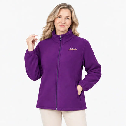 🧥【XL-5XL】Chaqueta de forro polar grueso para mujer: ¡cálida y cómoda para el otoño y el invierno