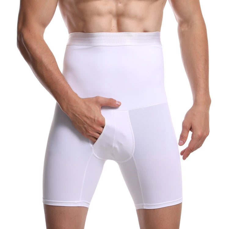 【30% OFF】🔥Pantalones moldeadores de cintura alta transpirables y de alta elasticidad para hombre