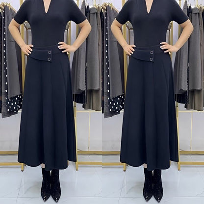 👗🎀【S-4XL】Μάλλινη φούστα για το φθινόπωρο και τον χειμώνα