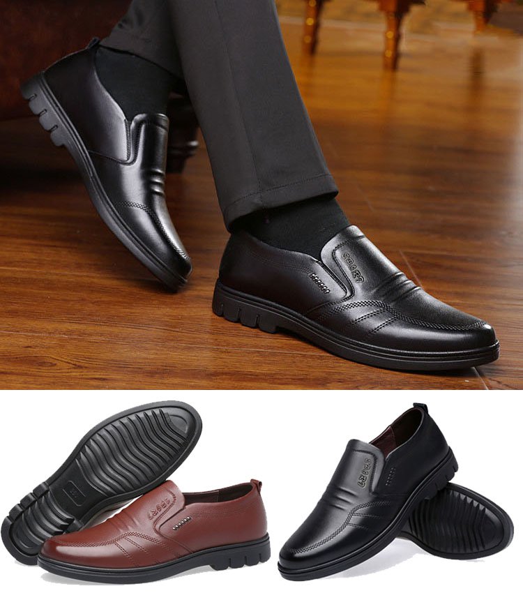 👞【🔥【39-44】Zapatos de negocios de cuero genuino para hombres