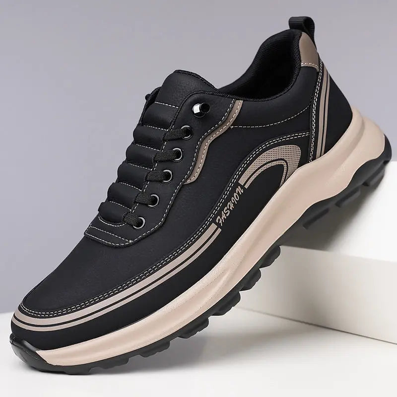🔥【39-45】Zapatillas deportivas de piel resistentes al agua y a la suciedad con suelas suaves para una máxima comodidad.