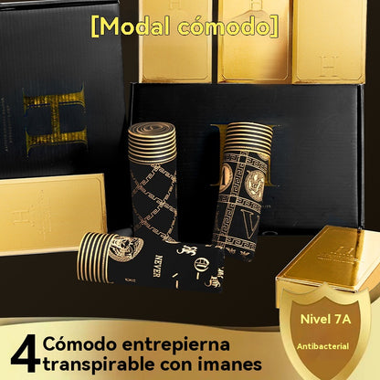 🔥【Compre 2 y obtenga 2 gratis】🚹✅💥【40-140 kg】Ropa interior de seda de hielo transpirable para hombre, ropa interior cómoda sin costuras, talla grande, estampado de moda