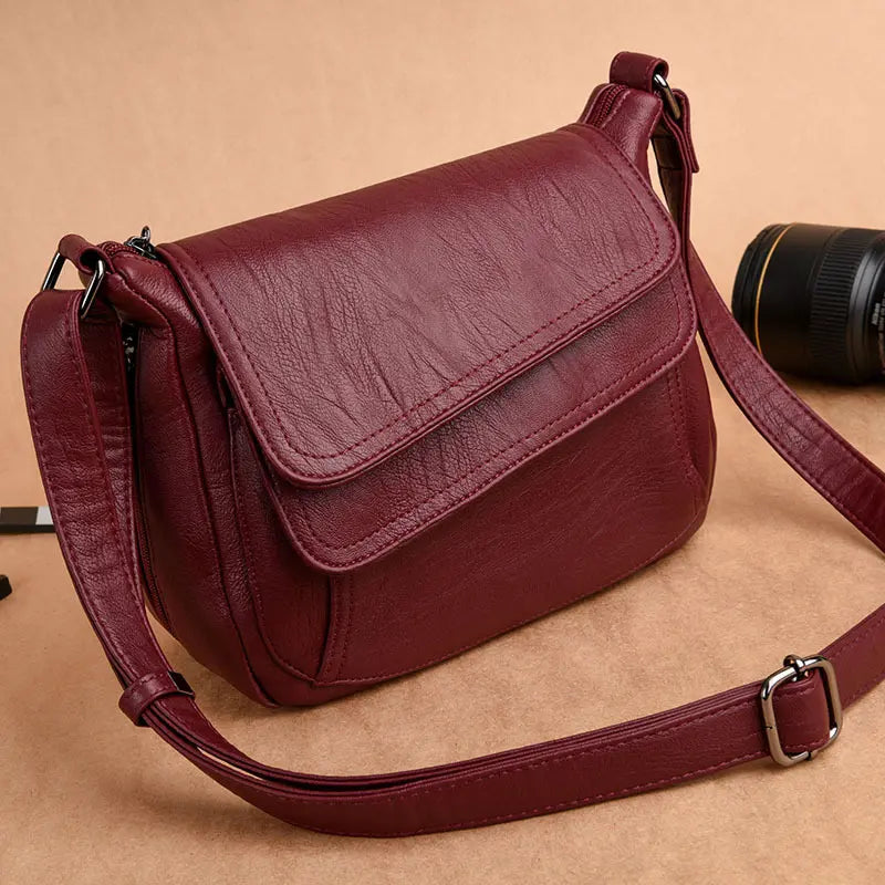 👜✨Bolso de hombro elegante de piel suave y alta calidad – Superventas
