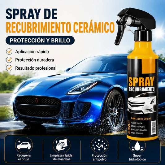 Spray de recubrimiento nanohidrofóbico para coches