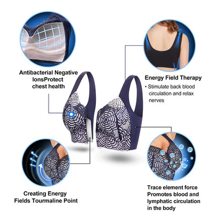 ✨【Paquete de 3】👙【40 kg-110 kg】Sujetador de encaje sexy súper grande 🔥49 % de descuento