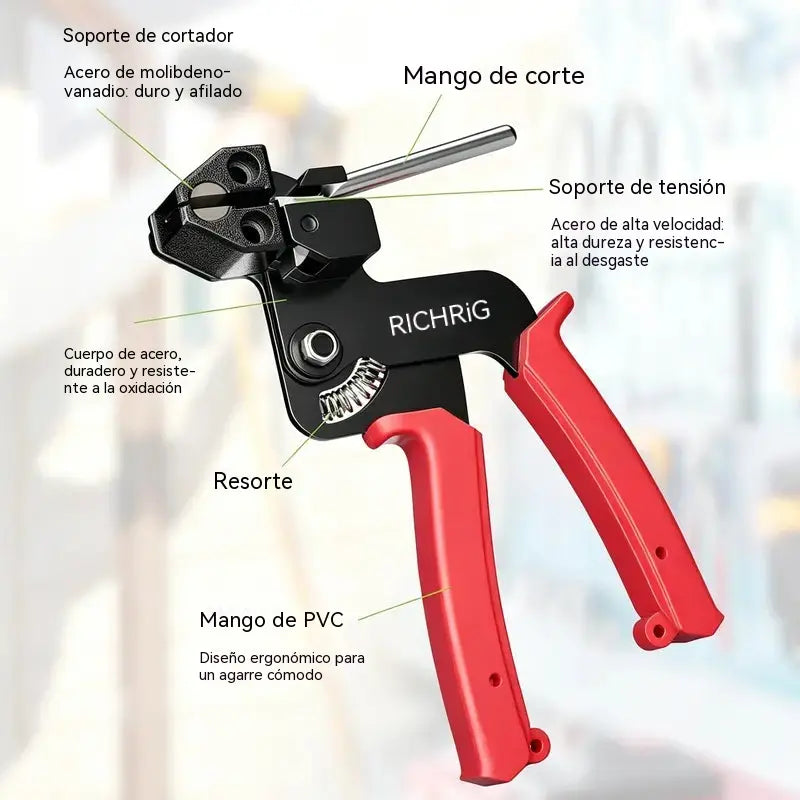 🏗️⚙️🤏Bridas metálicas de acero inoxidable resistentes a altas temperaturas y a la corrosión.