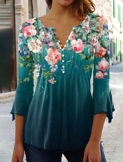 😍【Időkorlátozott ajánlat】Stílusos női V-nyakú póló [S-5XL]