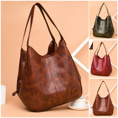 💖👜💖Nuevo bolso de hombro de gran capacidad de piel suave - versátil bolso de moda para mujer