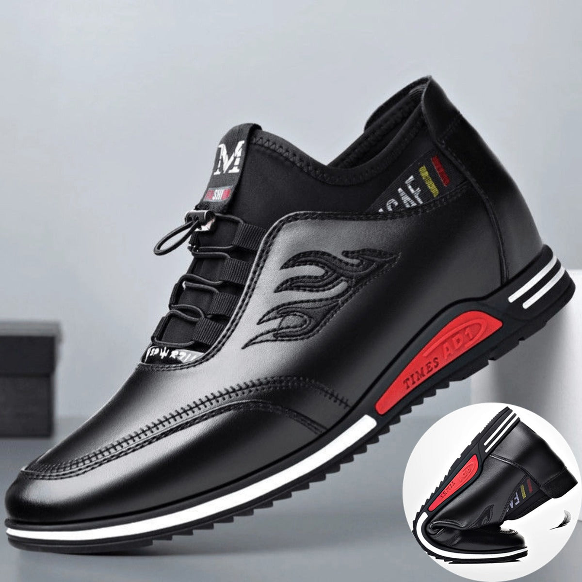 【39-44】2026 nuevos zapatos casuales de cuero para hombres de verano
